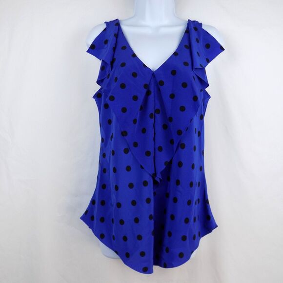 Yoana Baraschi Tops - Yoana Baraschi Top Medium Ruffle Curve Hem Retro Indie (BUNDLE PRICE $5)